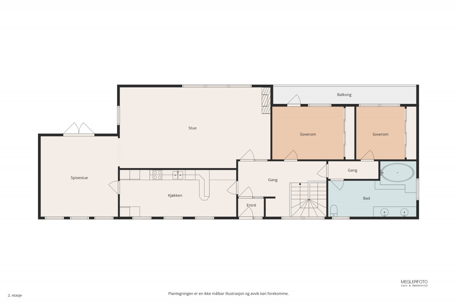 Plantegning 1. etasje. Galleribilde