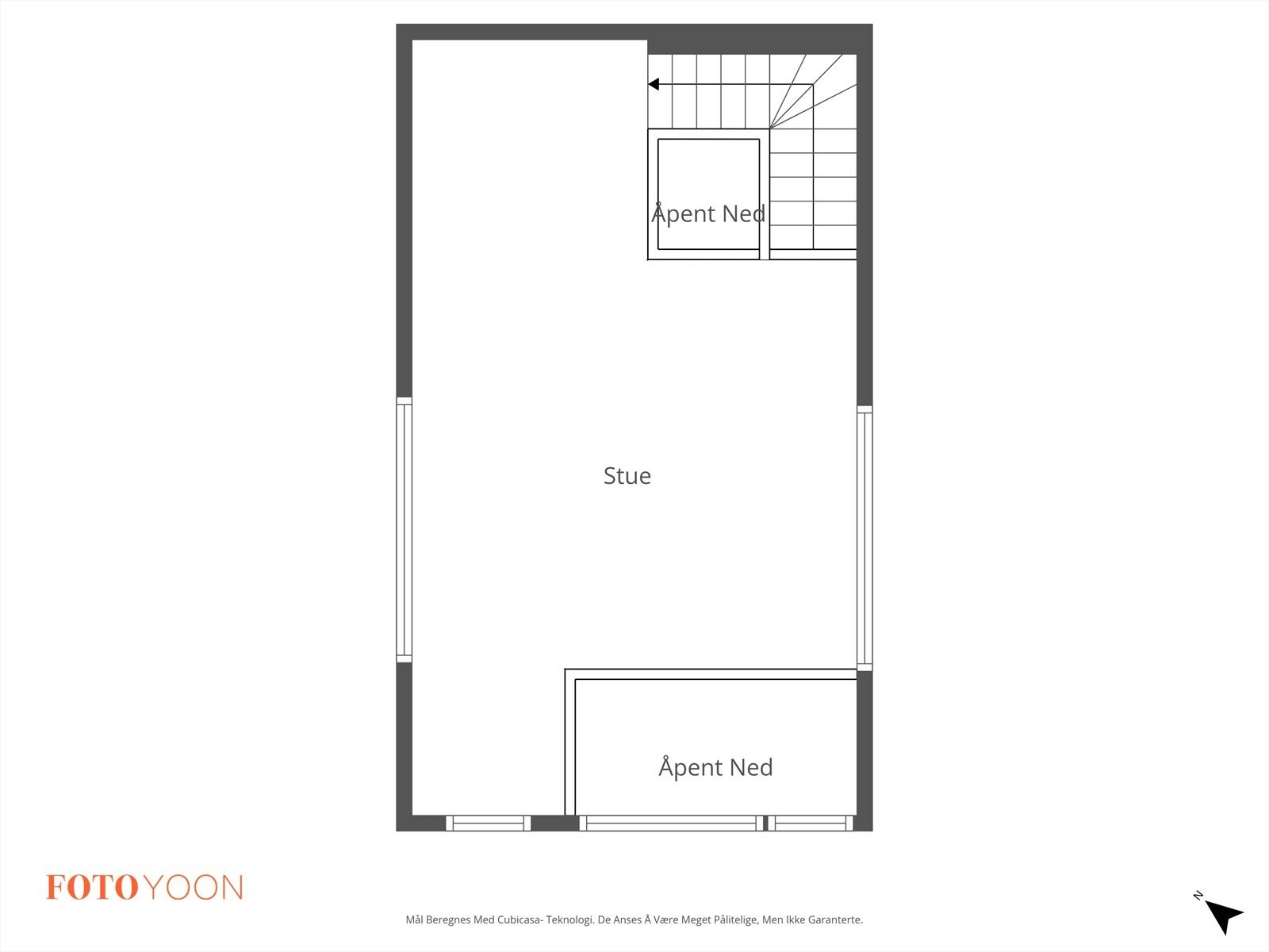 Plantegning toppetasje. Galleribilde