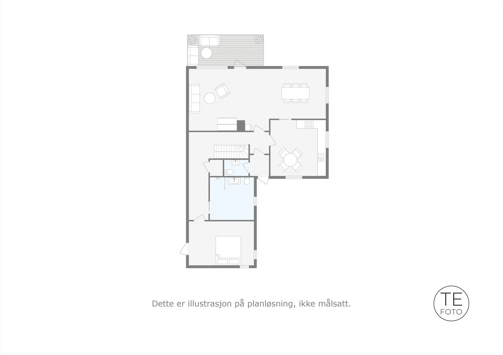 Planløsning 1.etasje Galleribilde