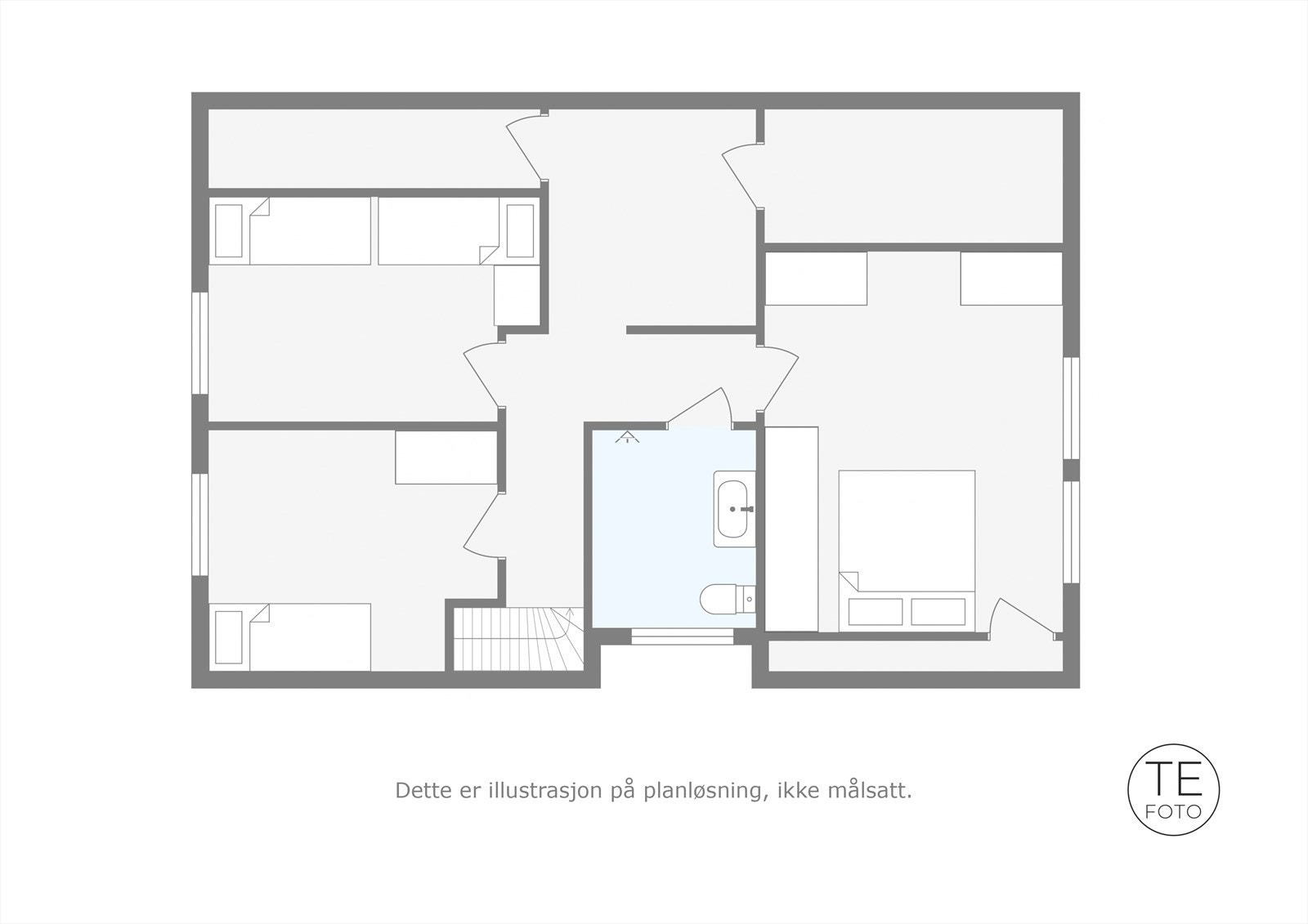 Planløsning 2.etasje Galleribilde