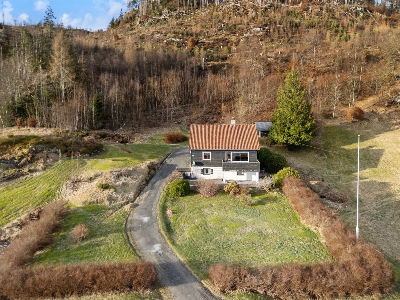 Tomten er pent opparbeidet Galleribilde