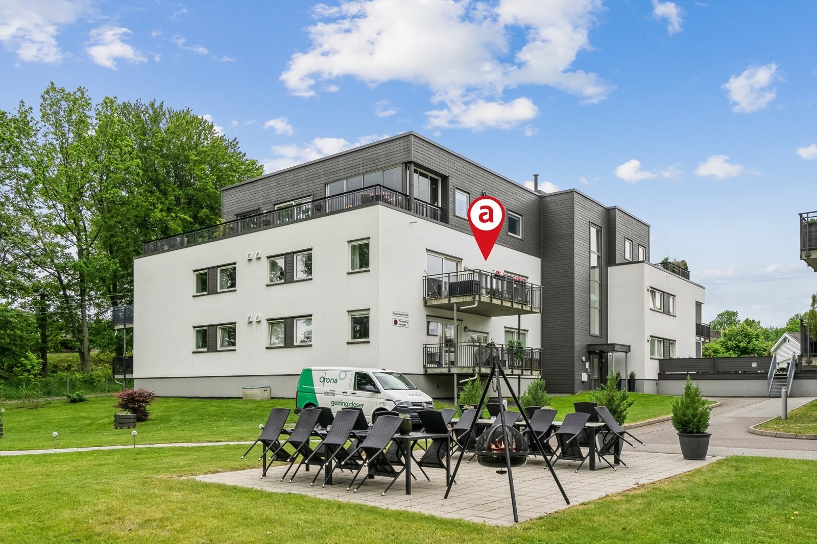 Sommerbilde fra borettslaget Galleribilde