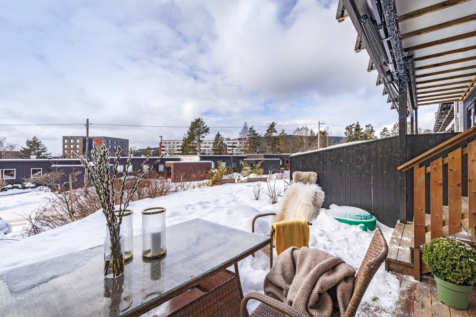 Åpent utsyn og meget gode solforhold Galleribilde