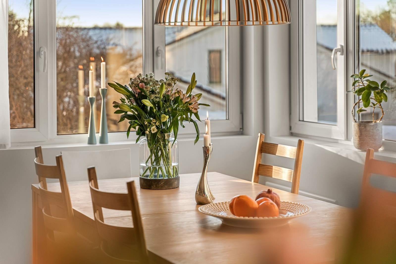 Hyggelig spiseplass. Galleribilde