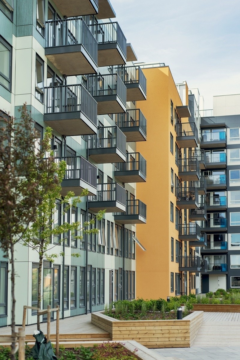 Fasade bak Galleribilde