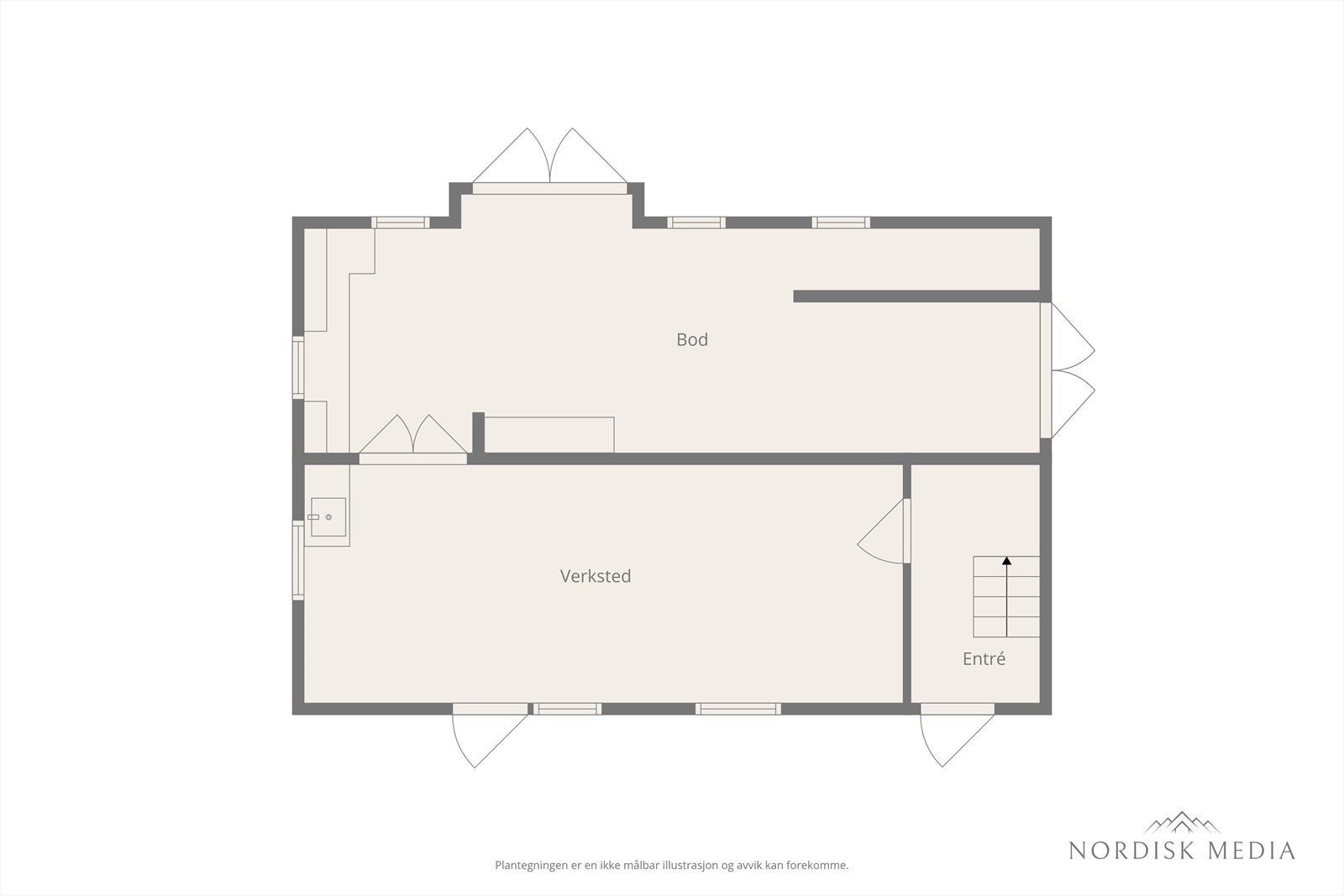 Plantegning 1.etasje. Galleribilde