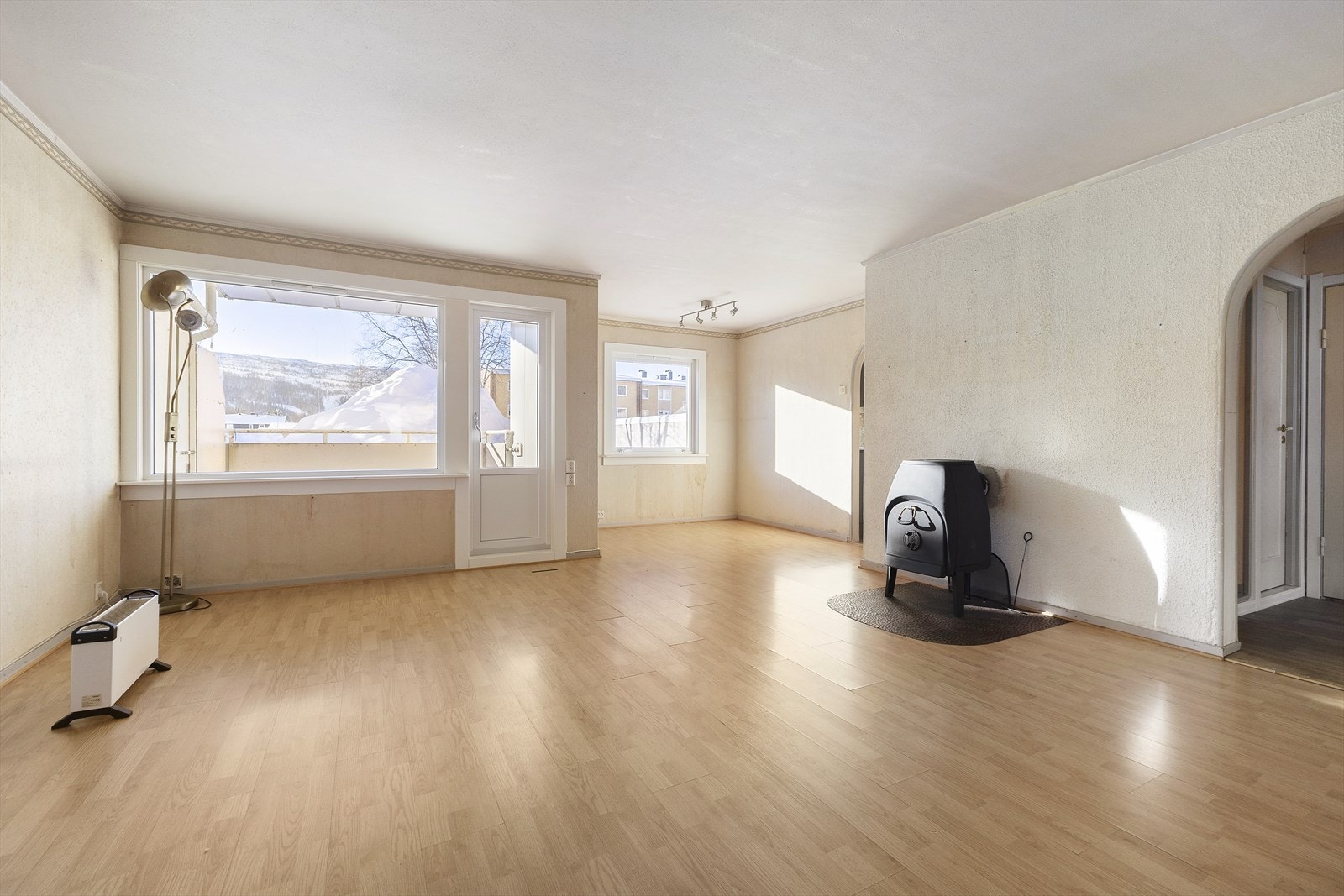 Leiligheten ligger fint til i 1. etasje Galleribilde