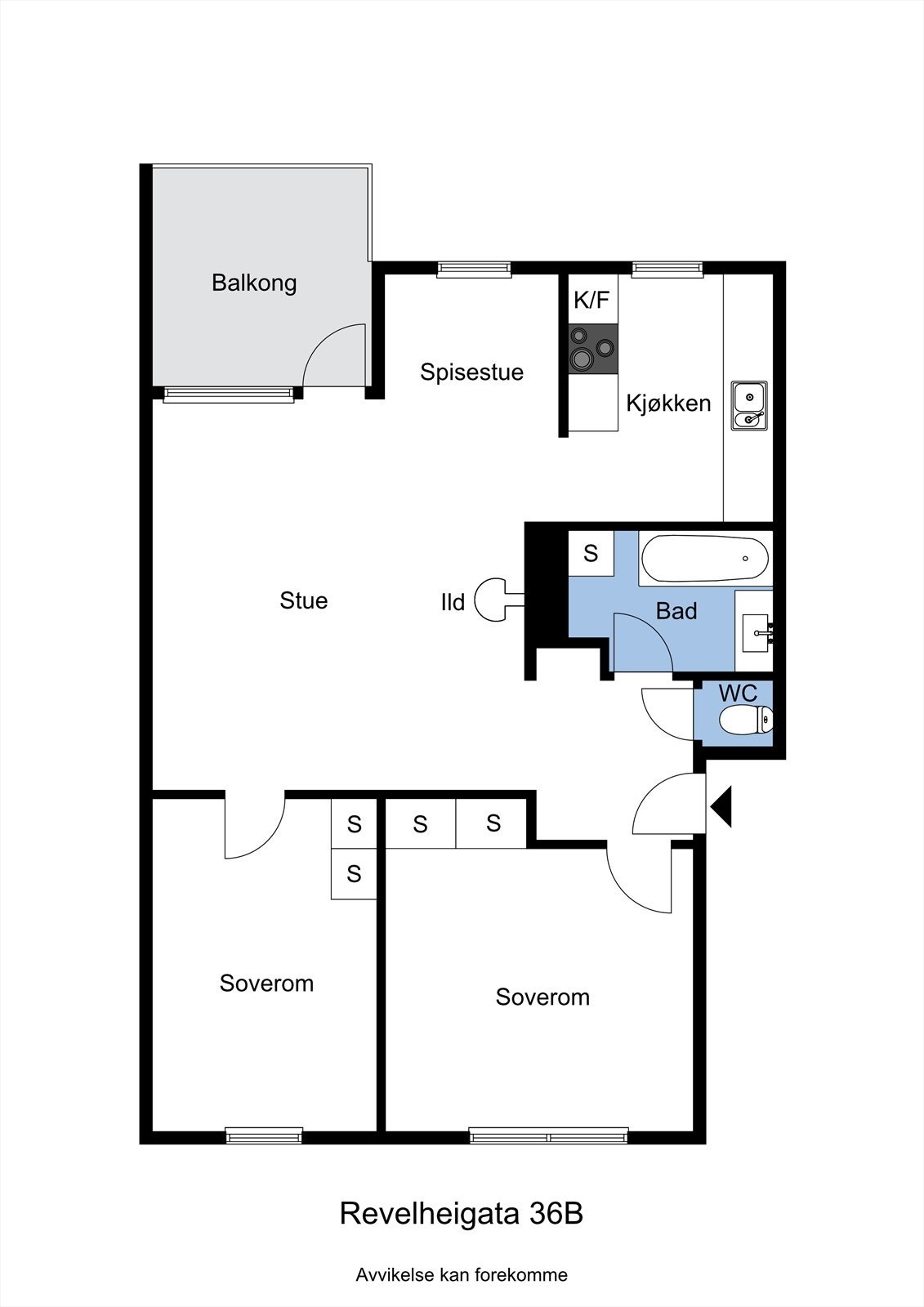 Planskisse Galleribilde