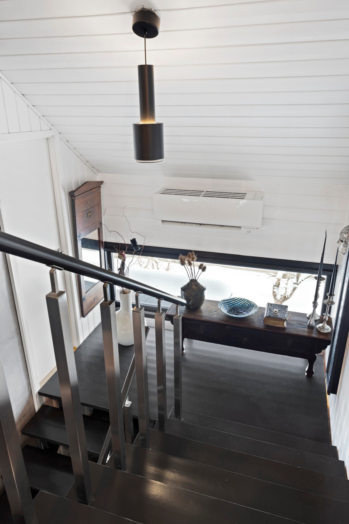 Trappereppo med bod - Varmepumpen gir god varme Galleribilde