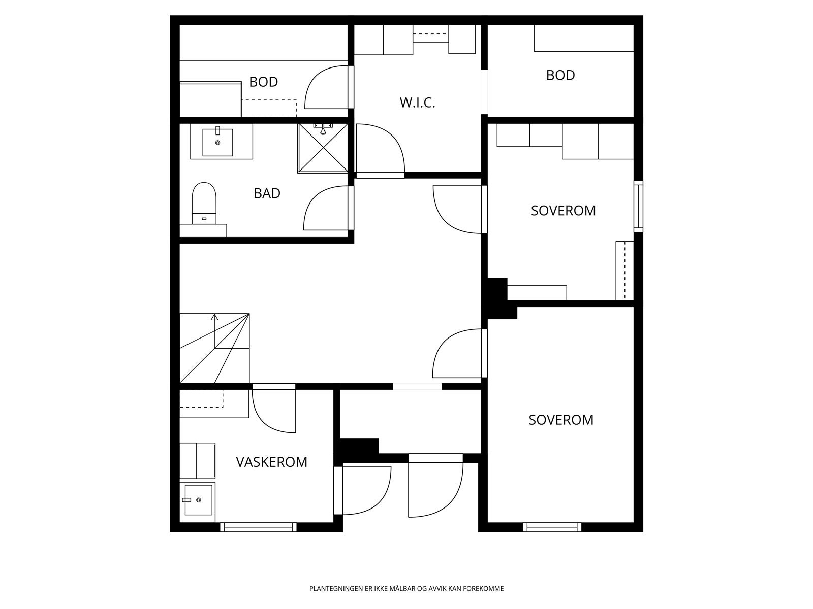 Plantegning underetasje Galleribilde