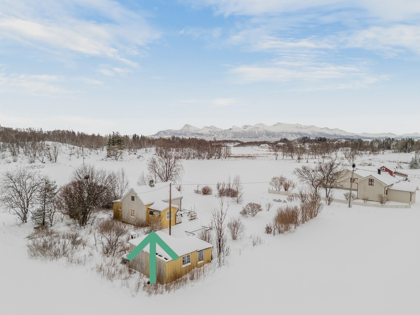 Dronebilde Galleribilde