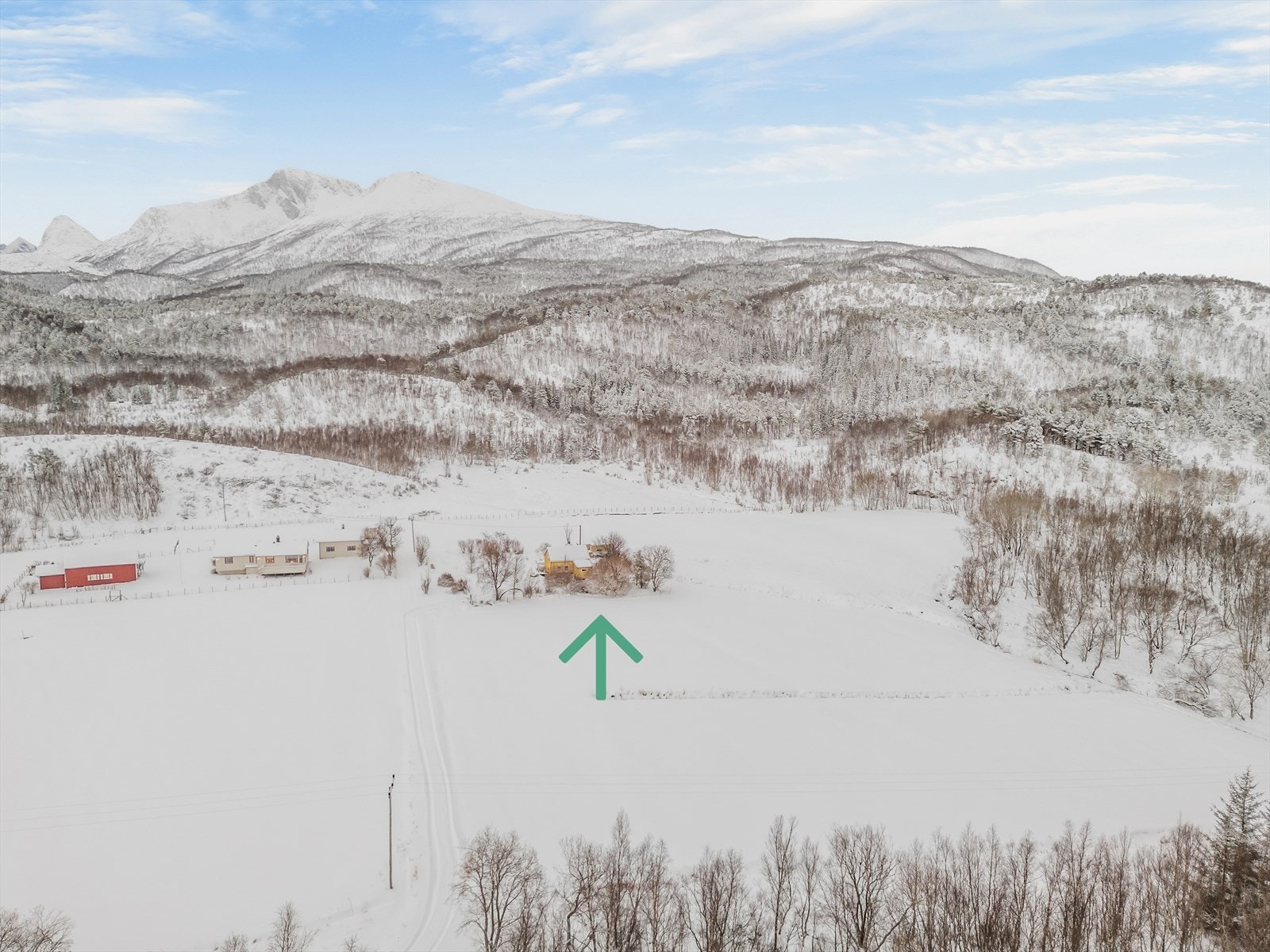 Dronebilde Galleribilde