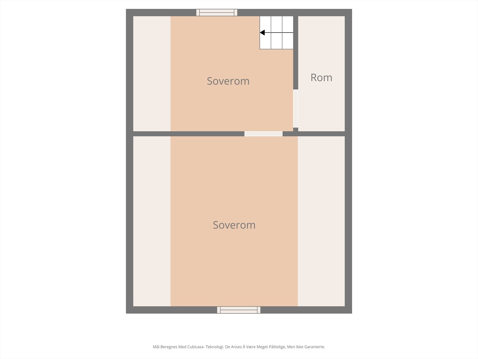 Illustrativ plantegning 2 etasje- ikke målsatt Galleribilde