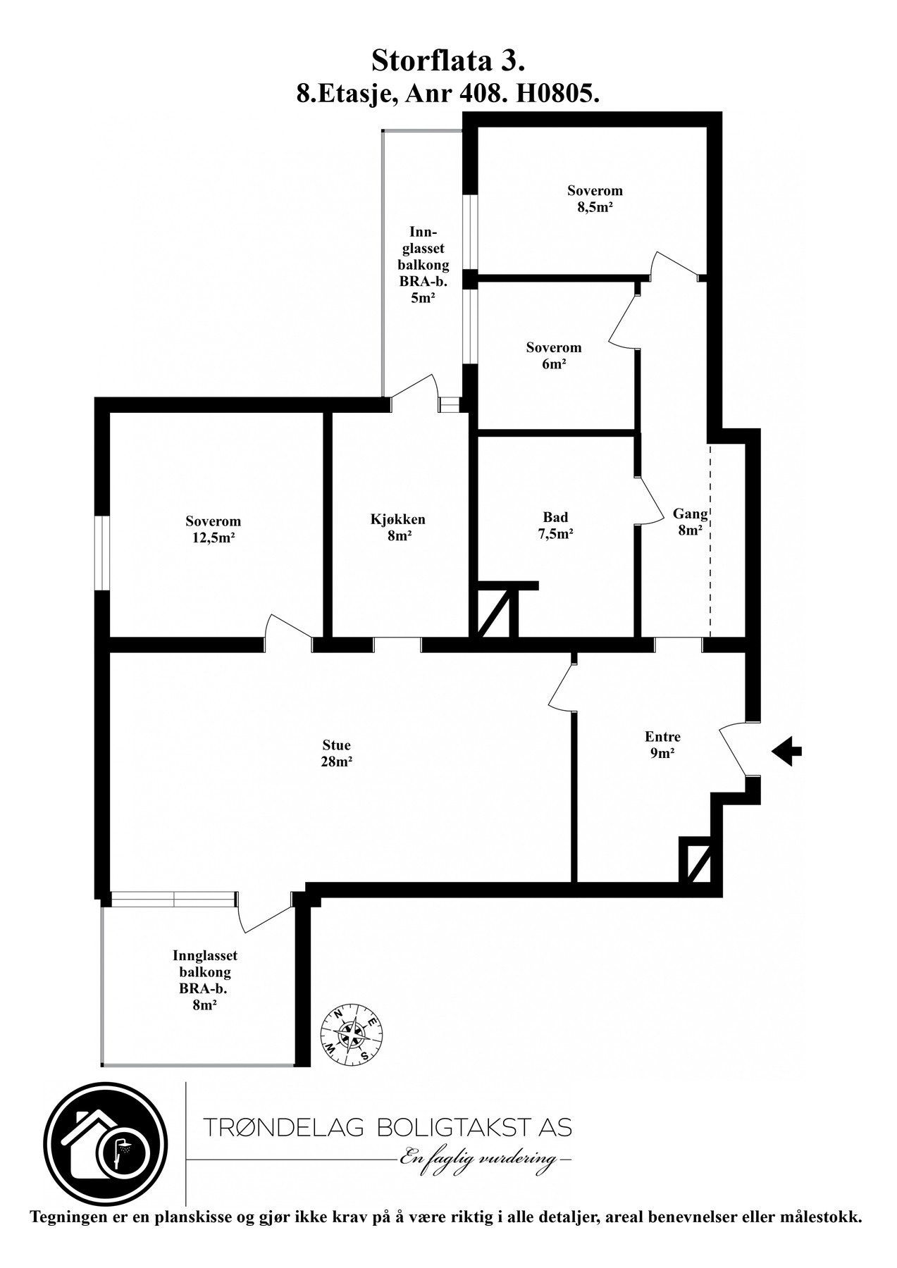 Planskisse. Galleribilde