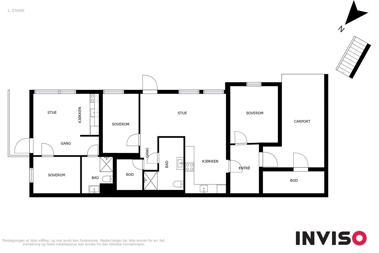 Plantegning Galleribilde