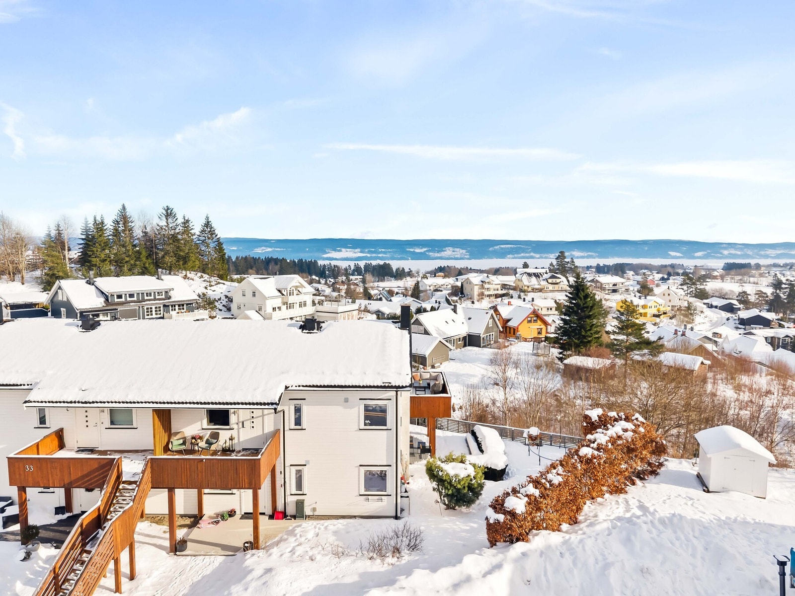 Flott utsikt over Øyeren Galleribilde