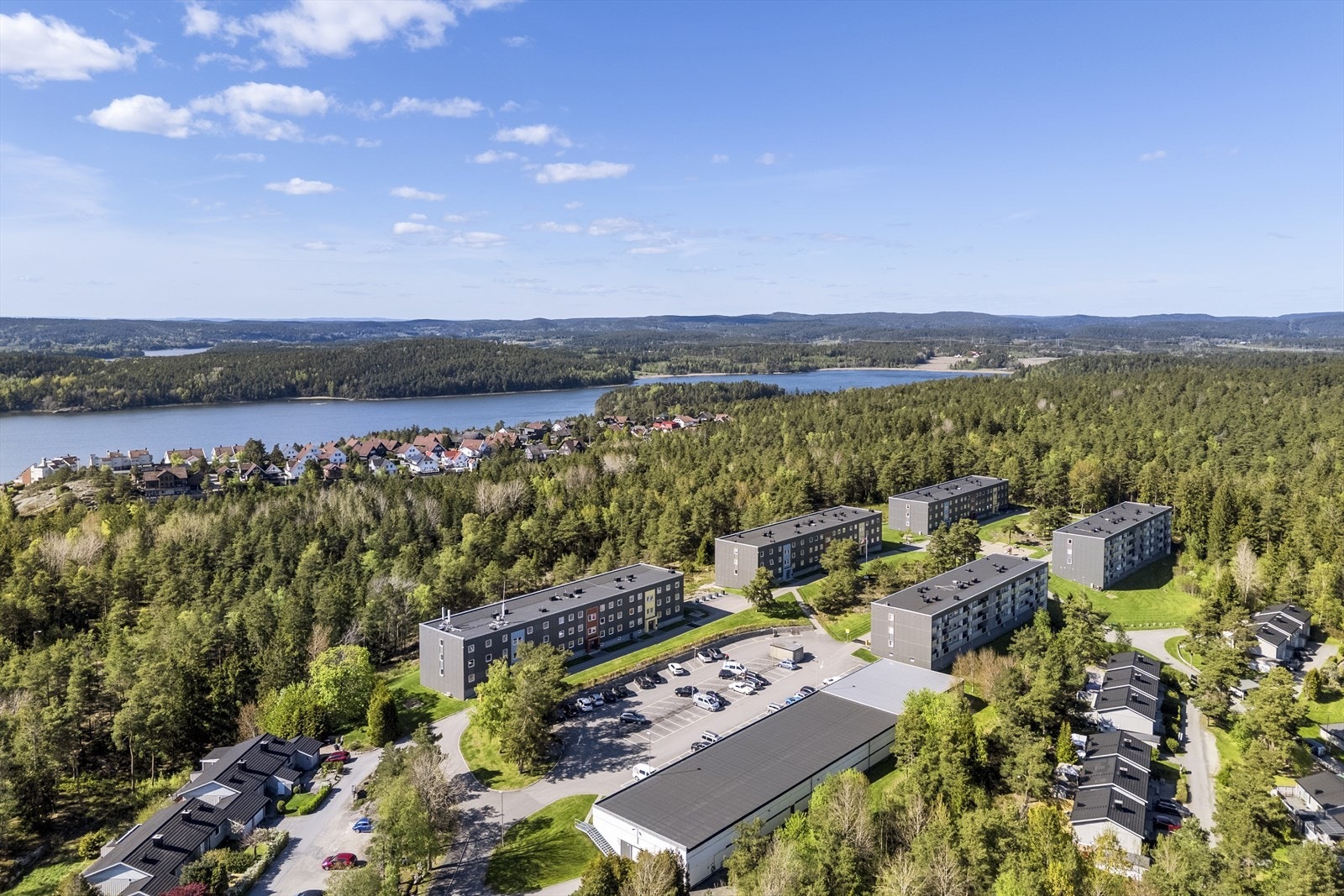 Dronefoto Galleribilde