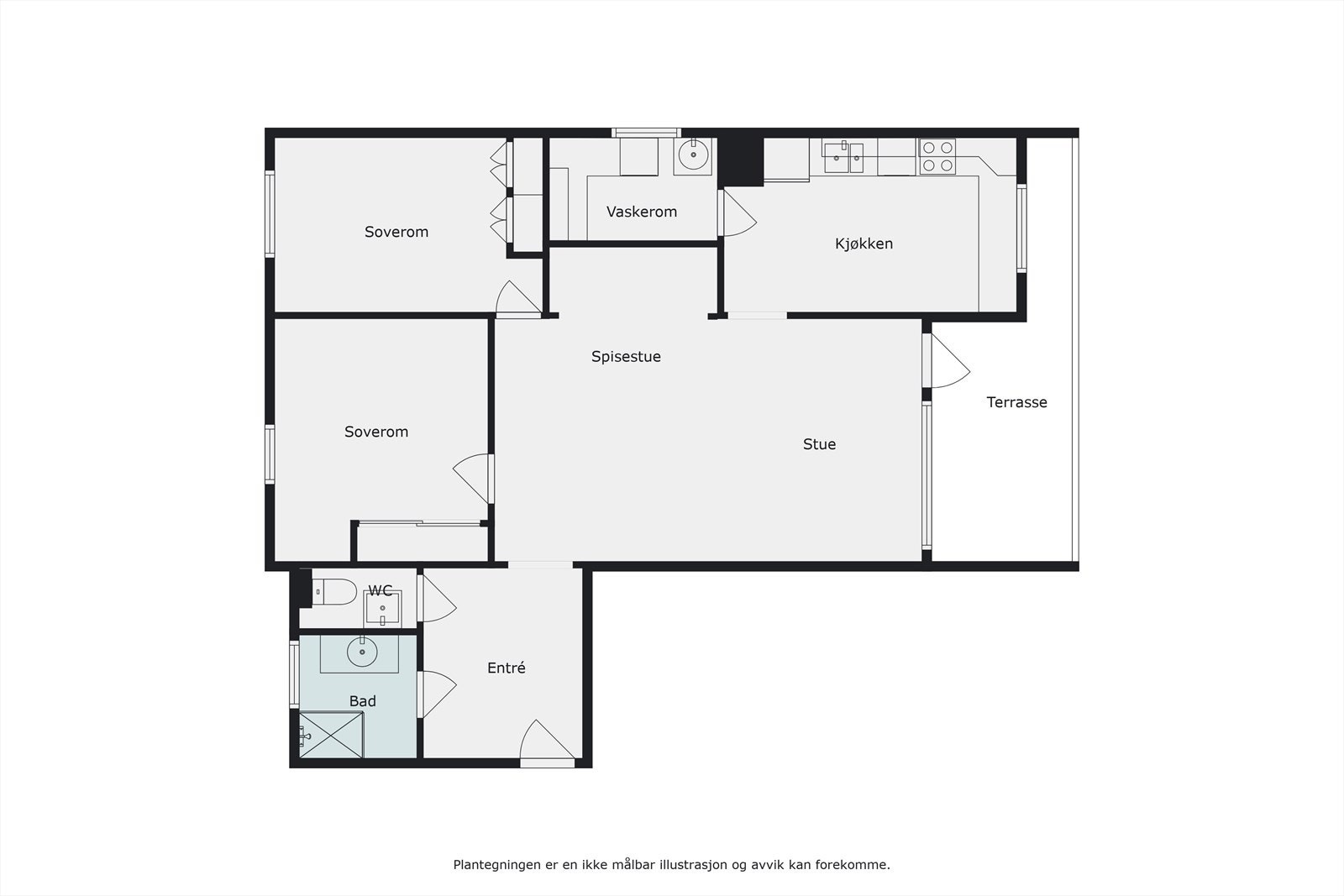 Plantegning Galleribilde