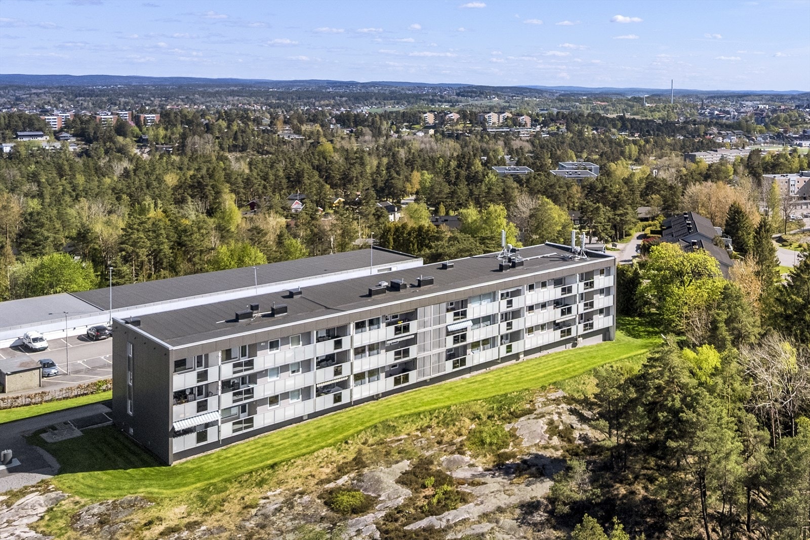 Dronefoto Galleribilde