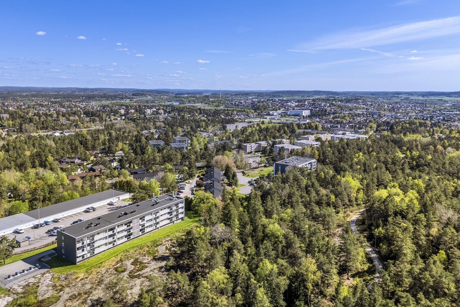 Dronefoto Galleribilde