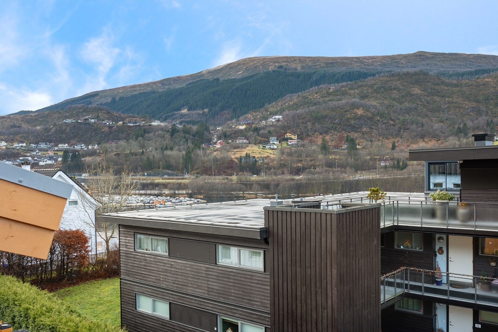 Utsikt fra takterrasse Galleribilde