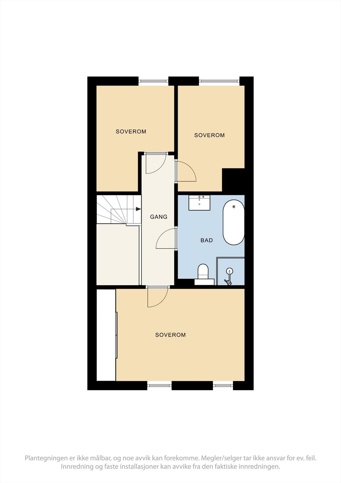 Plantegning 2. etasje. Galleribilde