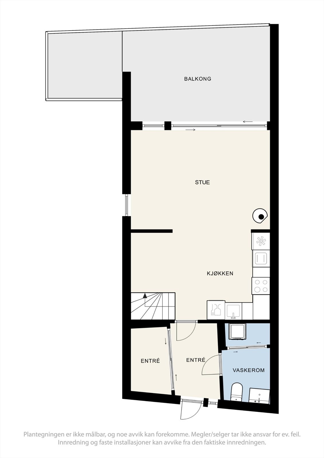 Plantegning 1. etasje. Galleribilde