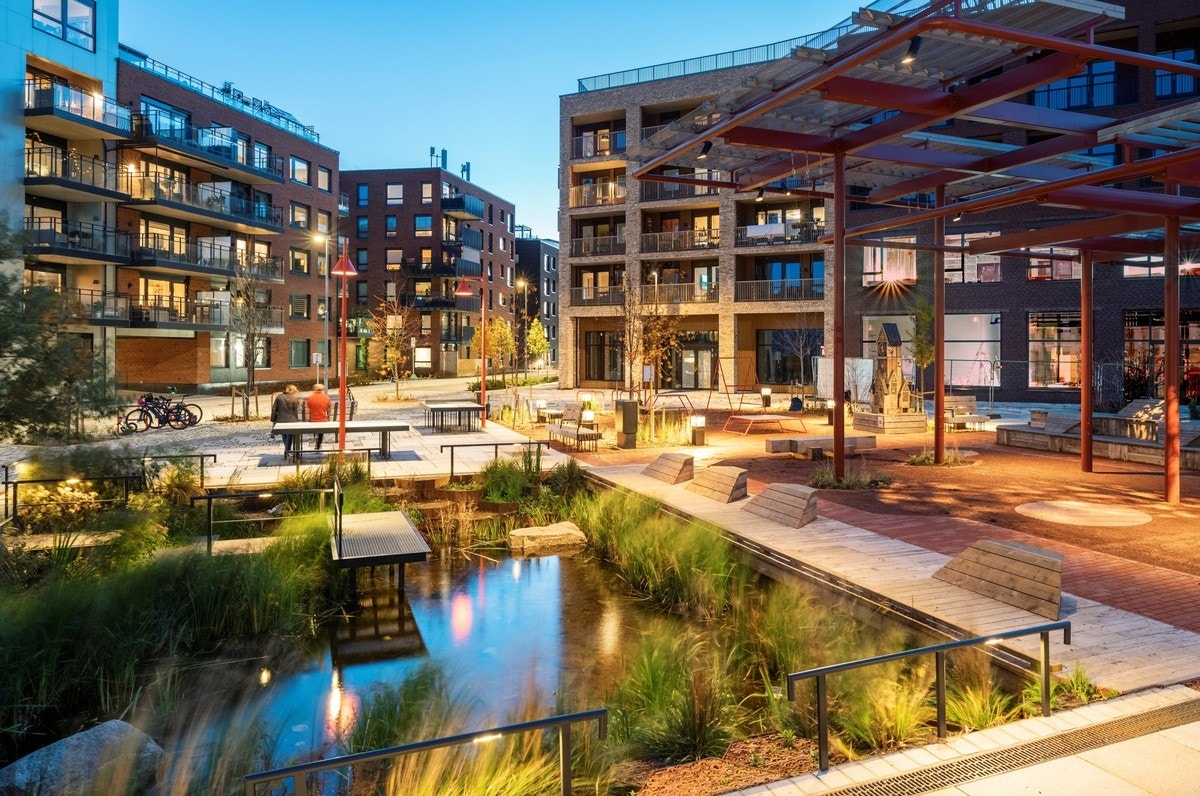 Vollebekk torg Galleribilde