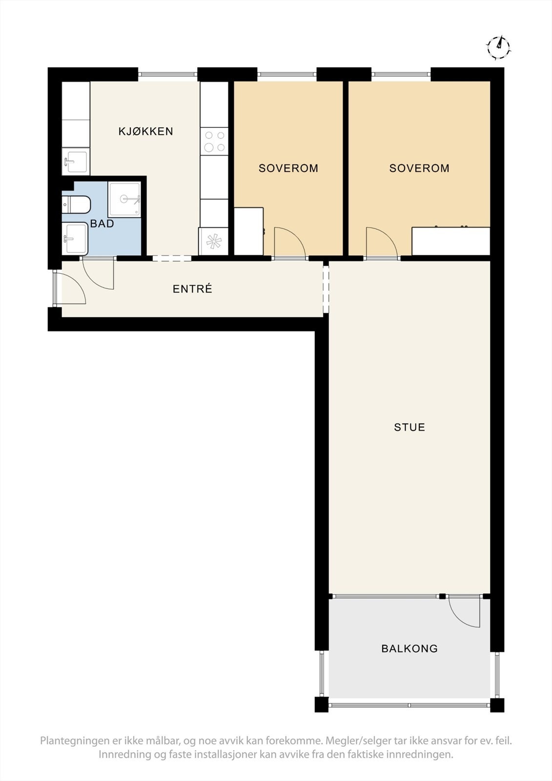 Plantegning Galleribilde