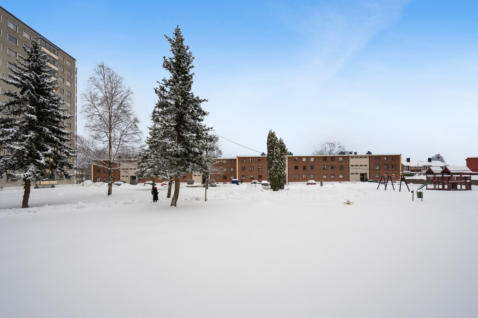 Utsikt fra balkong. Galleribilde