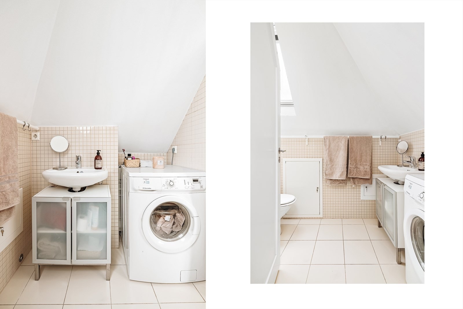 Her er det opplegg for vaskemaskin. Galleribilde