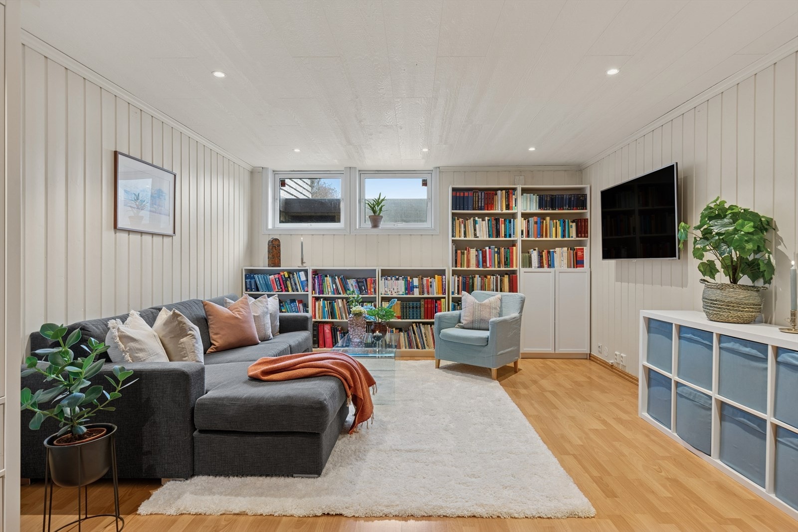 Kjellestuen er godkjent til varig opphold med rømningsvinduer Galleribilde