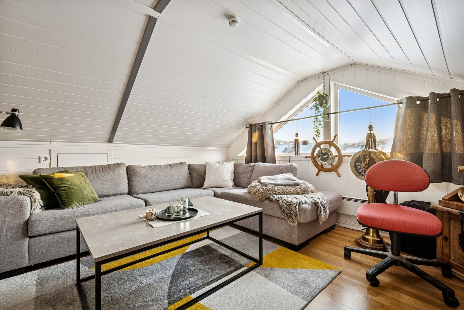 Stue loft Galleribilde