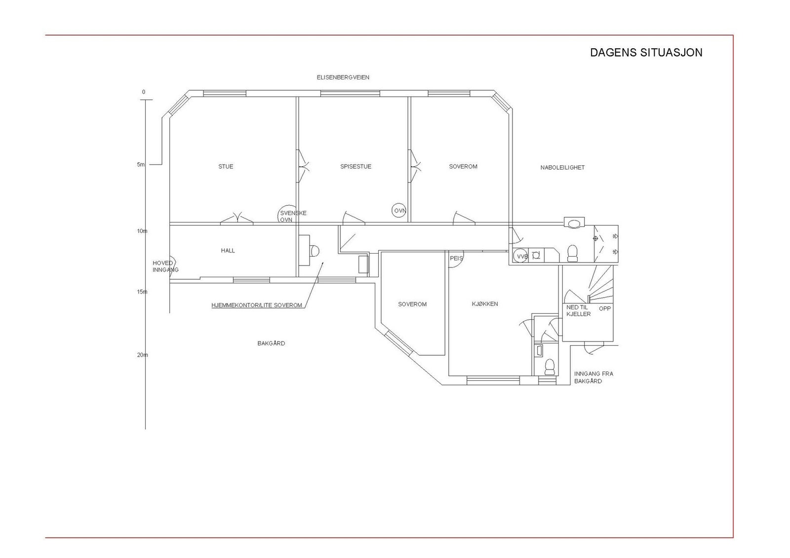 Plantegning (ikke målsatt) Galleribilde