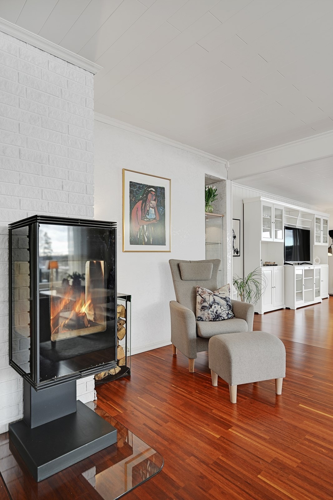 Deilig vedovn som gir rikelig med varme gjennom vinterhalvåret. Galleribilde