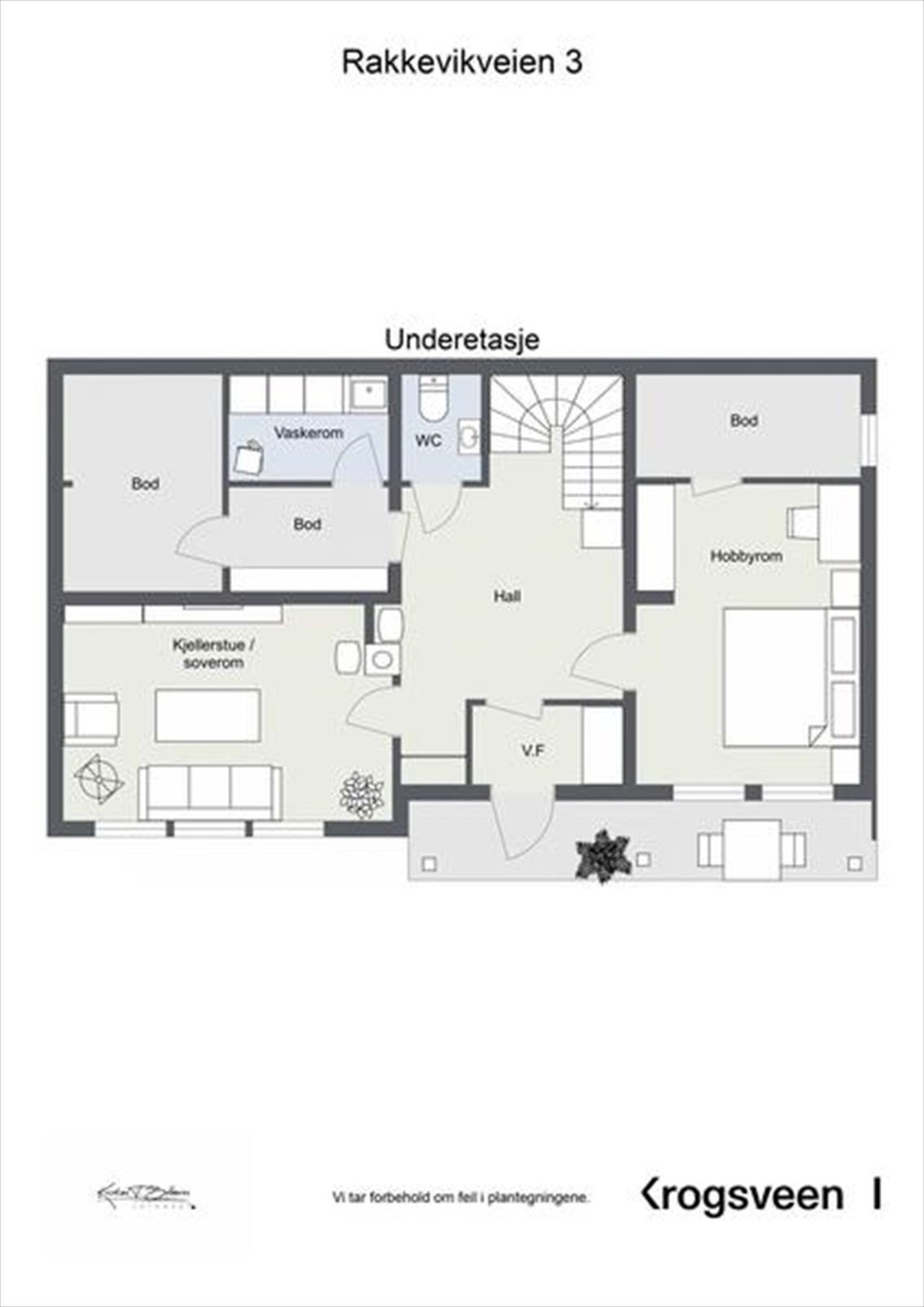 Planskisse 1 etasje Galleribilde