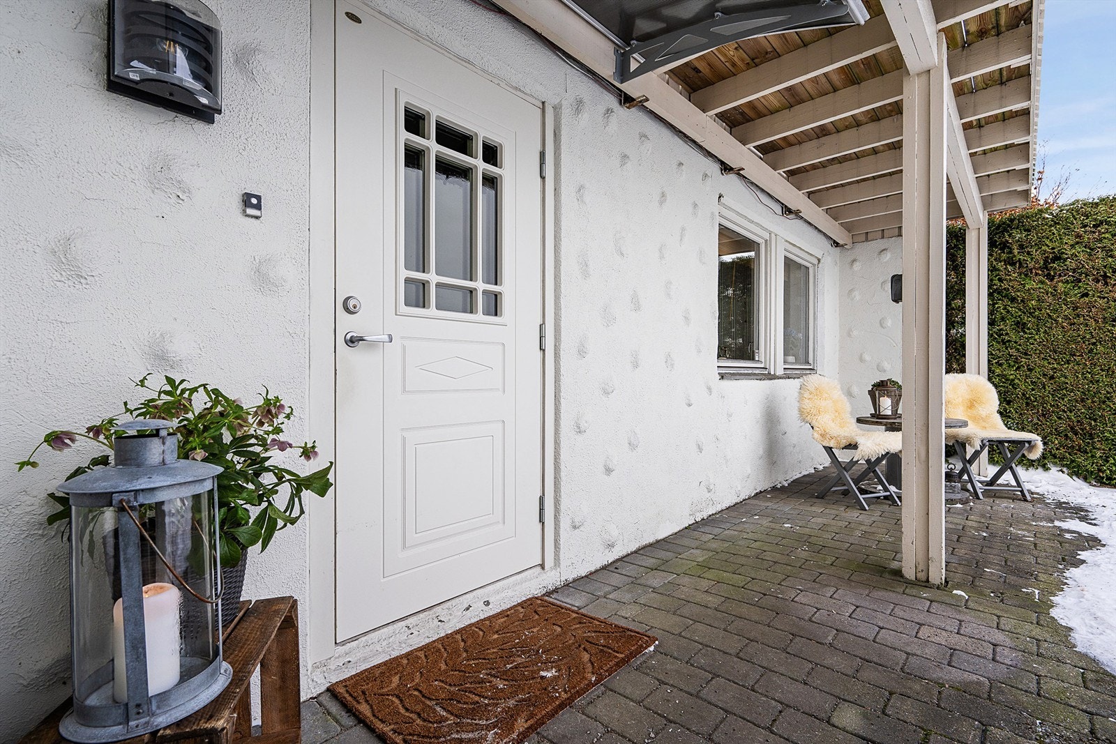 Hyggelig inngangsparti. Galleribilde