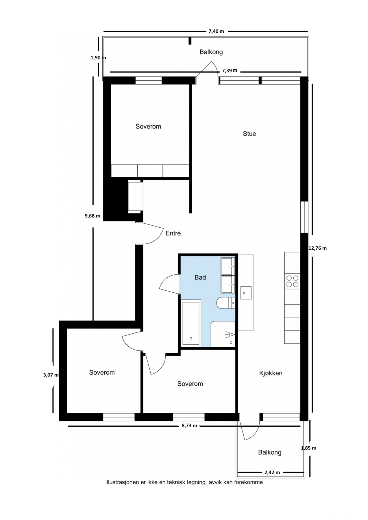 Plantegning. Galleribilde