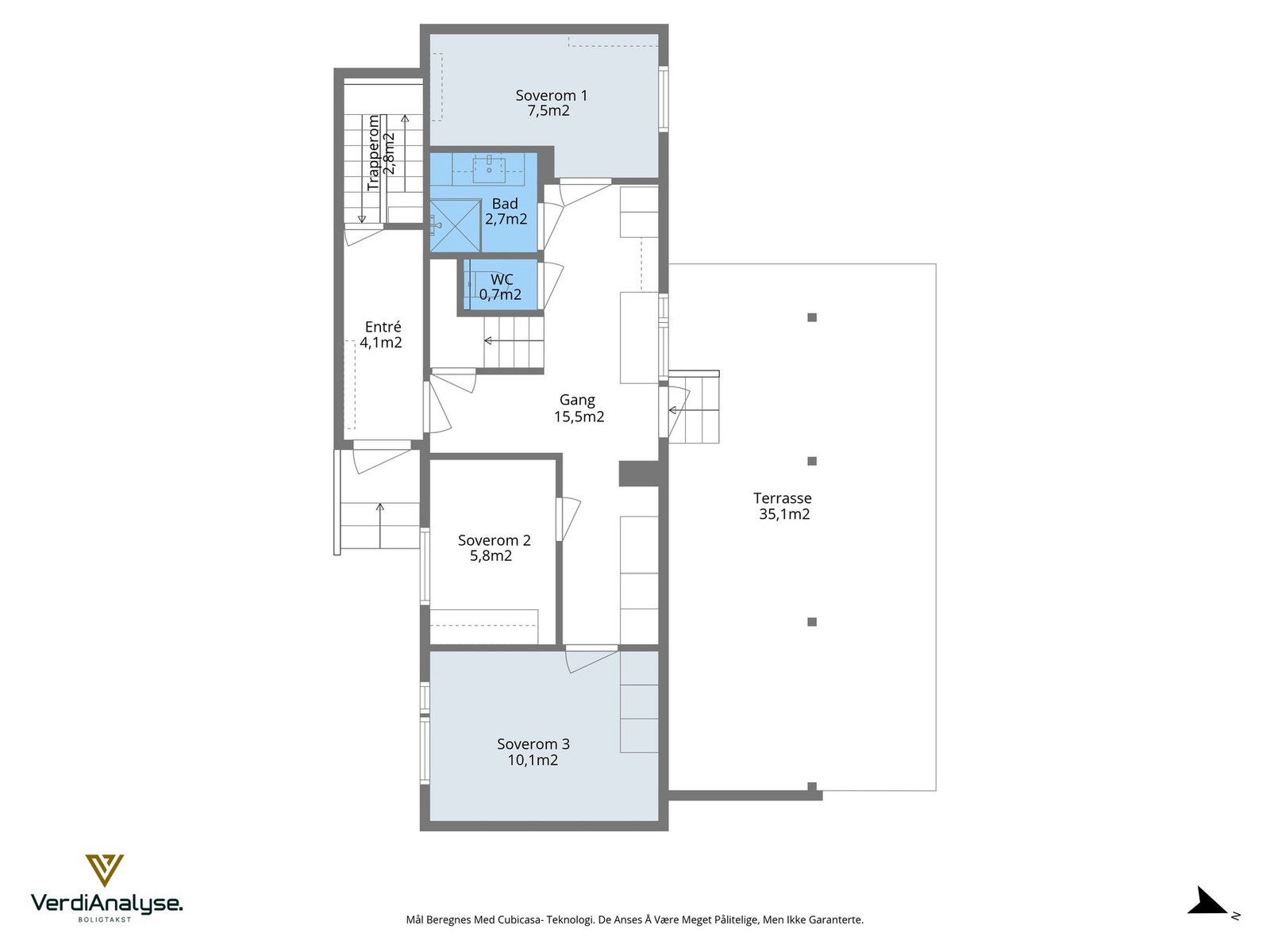 Planskisse 1.etasje. Galleribilde