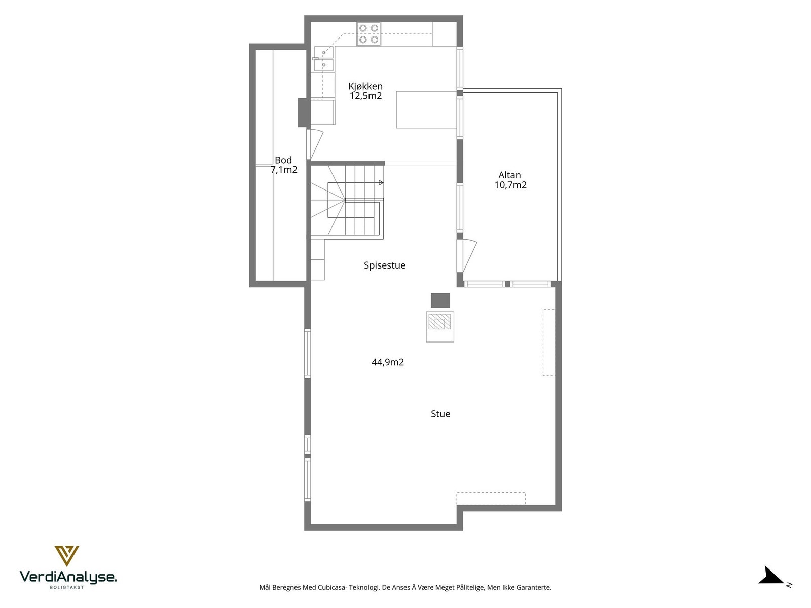 Boligen har en innholdsrik og god planløsning over 3 plan, vi begynner med hovedetasjen. Galleribilde