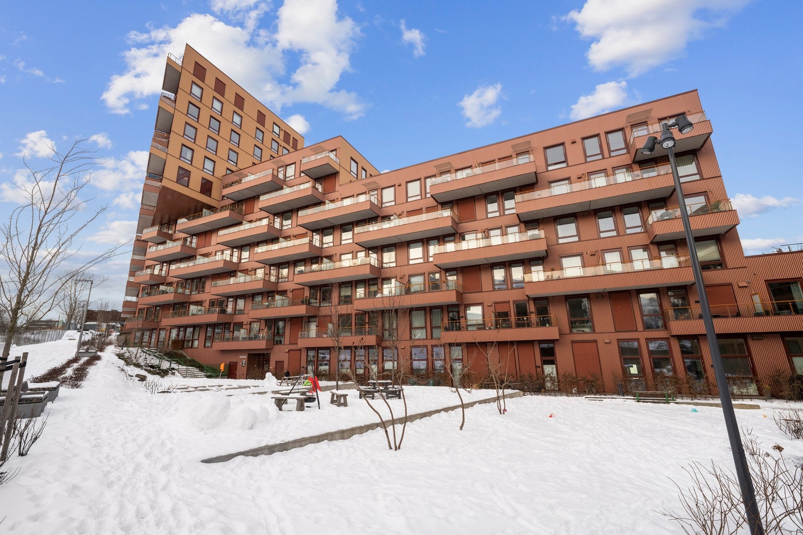 Tigergården er ett av 11 bygg eller landskapsanlegg som ble nominert til Oslo bys arkitekturpris 2023. Galleribilde