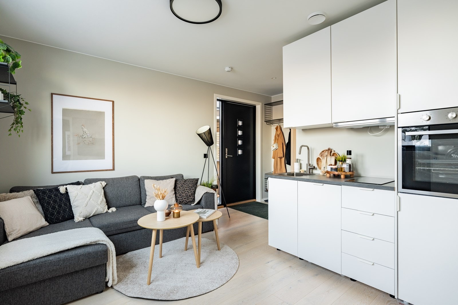 Separat hybel med egen inngang, stue, kjøkken, bad og soverom. Perfekt for utleie. Galleribilde