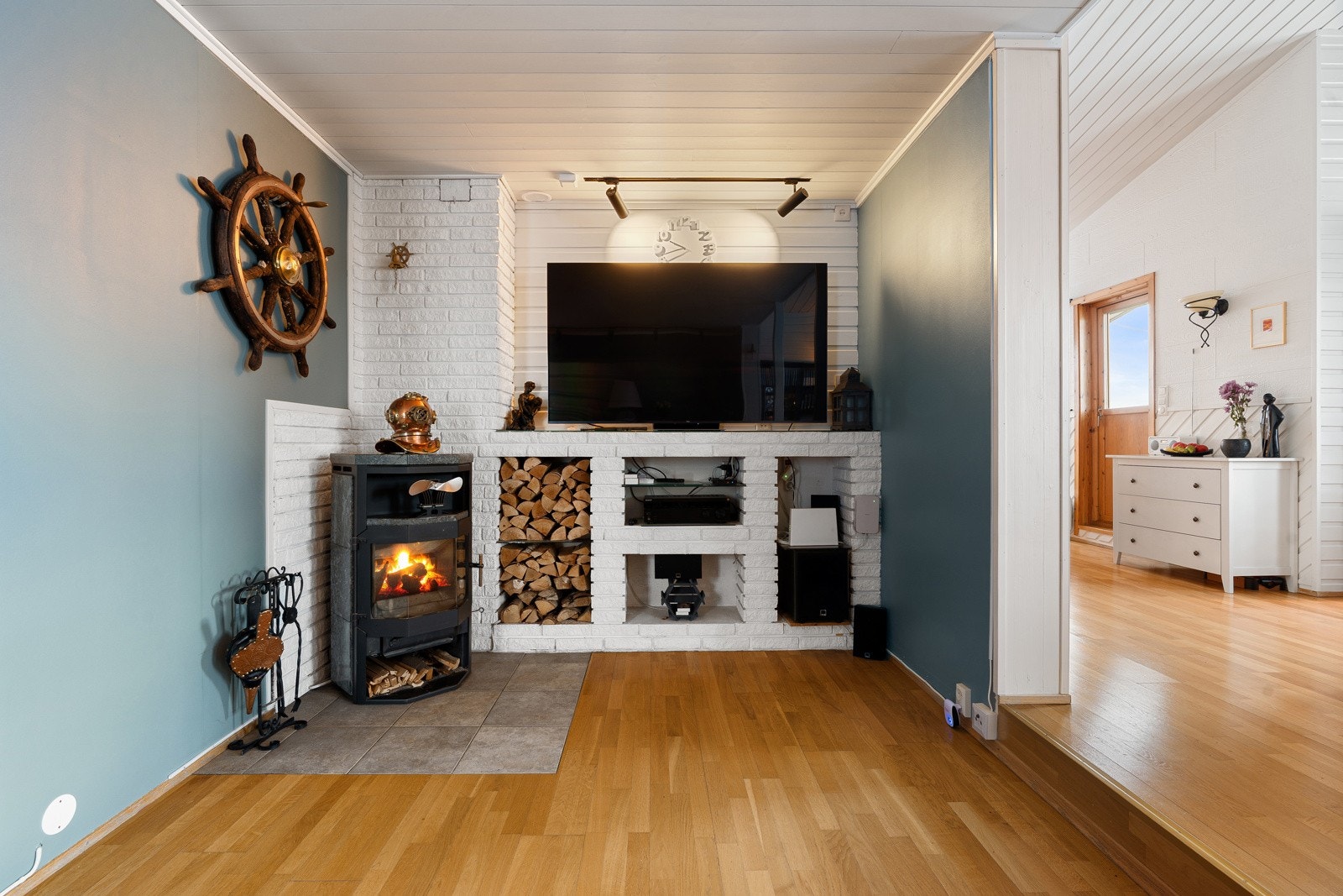 Oppvarminng med vedfyring og varmepumpe fra 2023 Galleribilde