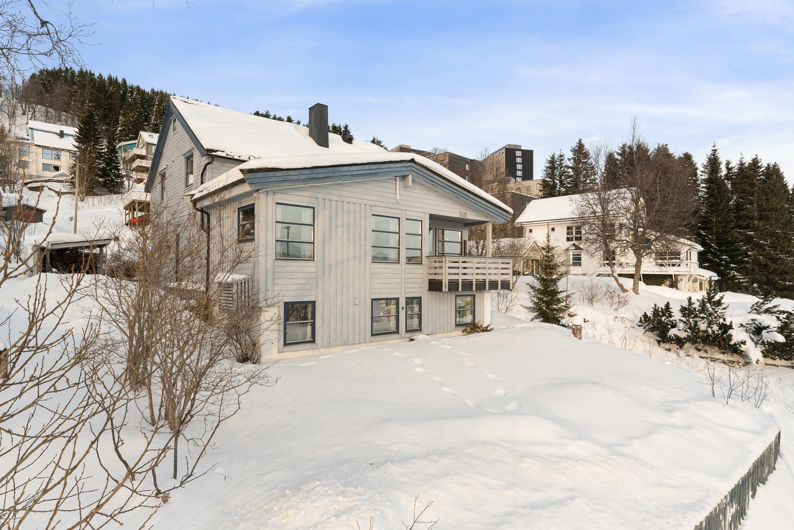 Velkommen til Dramsvegen 160 - Innholdsrik enebolig over tre plan presentert av Inger Alette Eira i Sne Eiendomsmegling! Galleribilde