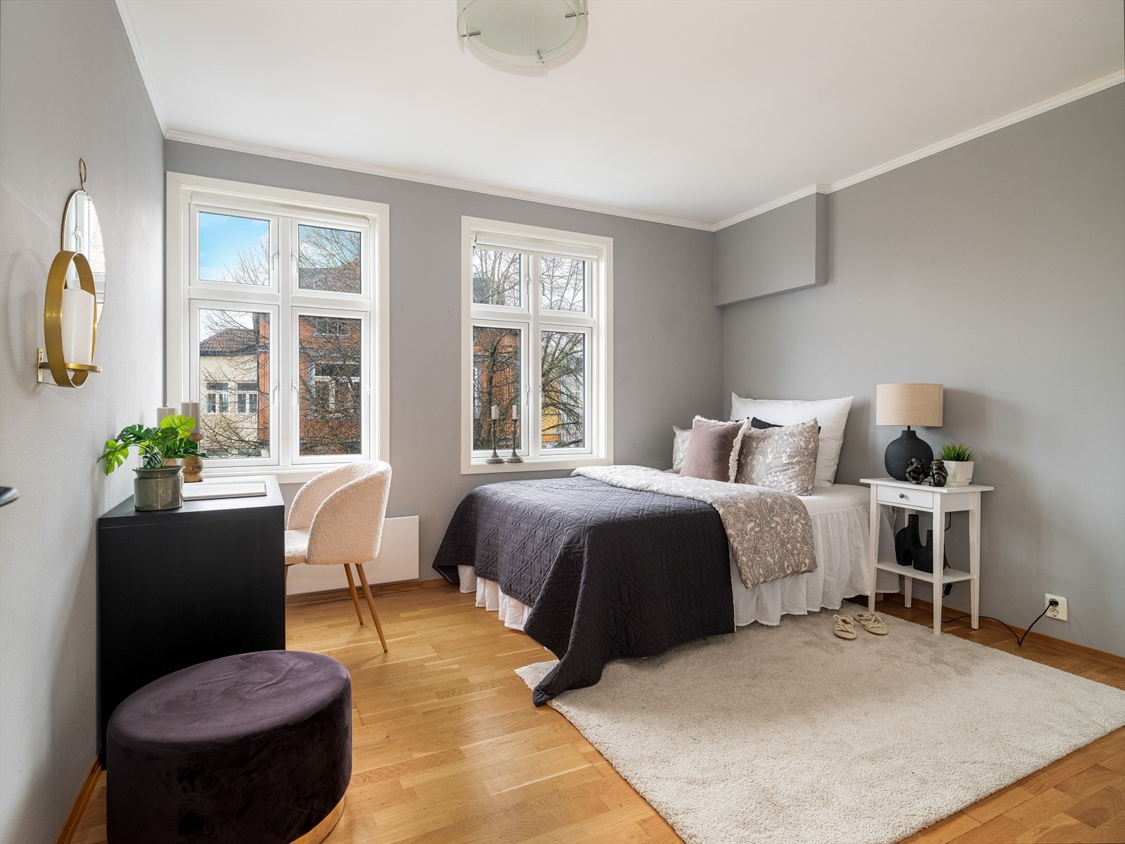 Soverom nummer én på 13,5 kvm. Galleribilde