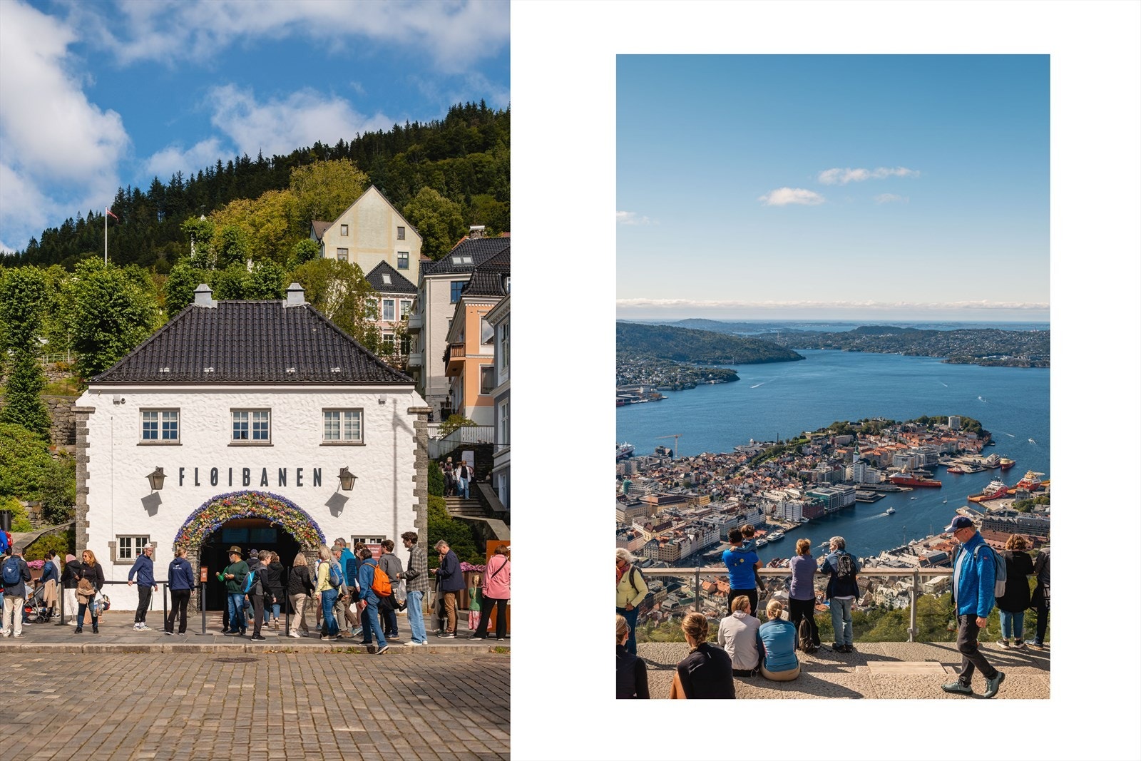 Ta en spasertur eller ta banen opp til populære Fløyen. Galleribilde