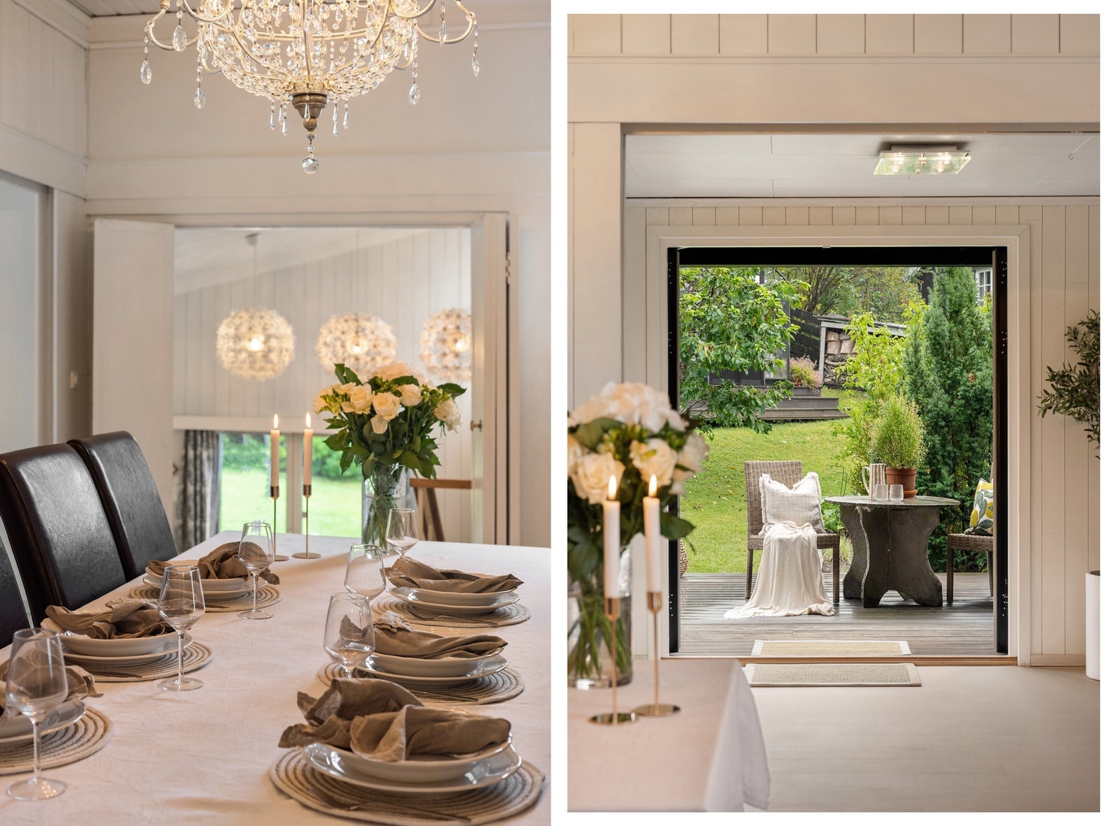 Fra spisesonen er veien kort ut til en herlig, sydvendt platting på 22m². Galleribilde