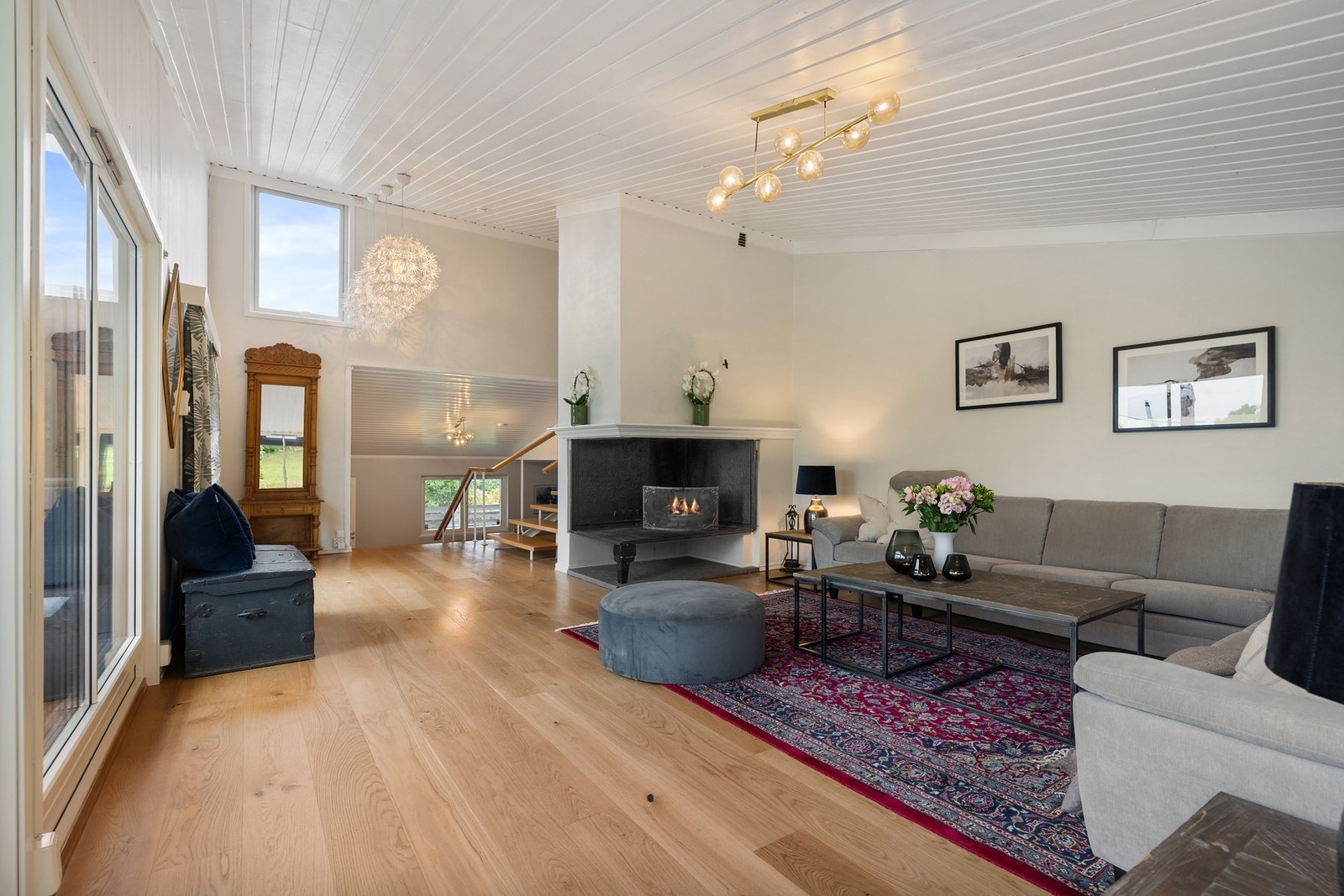 Imponerende takhøyde på hele 4,12 meter på det høyeste. Galleribilde