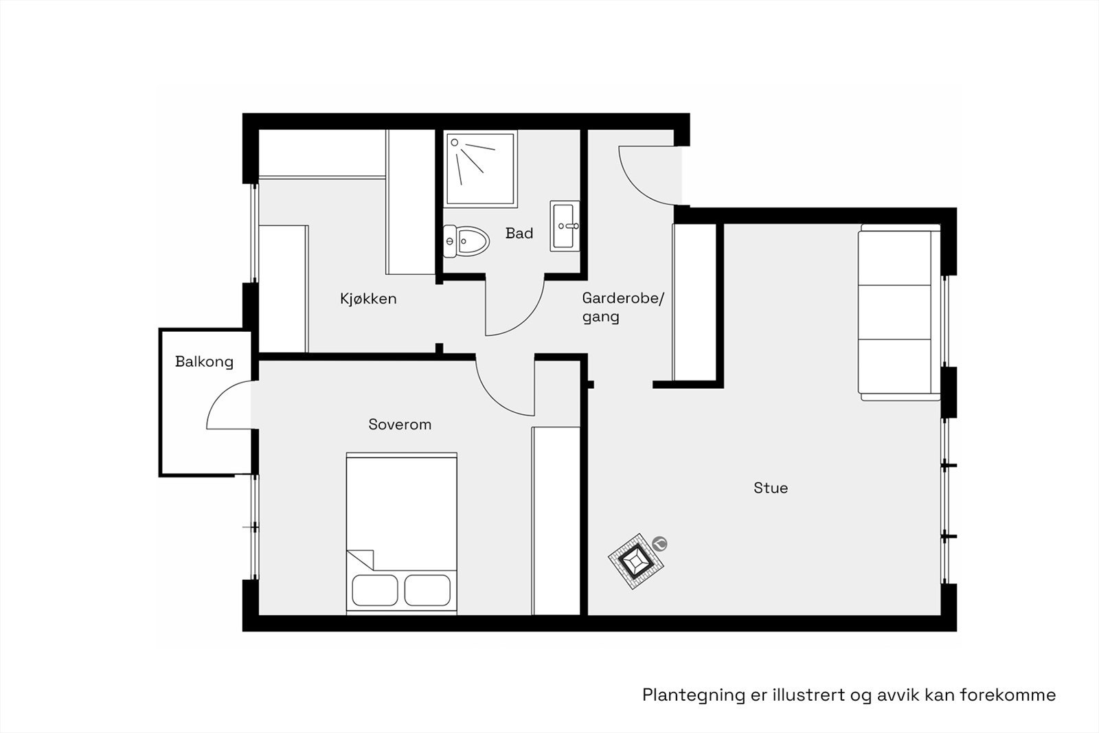 Plantegning. Galleribilde