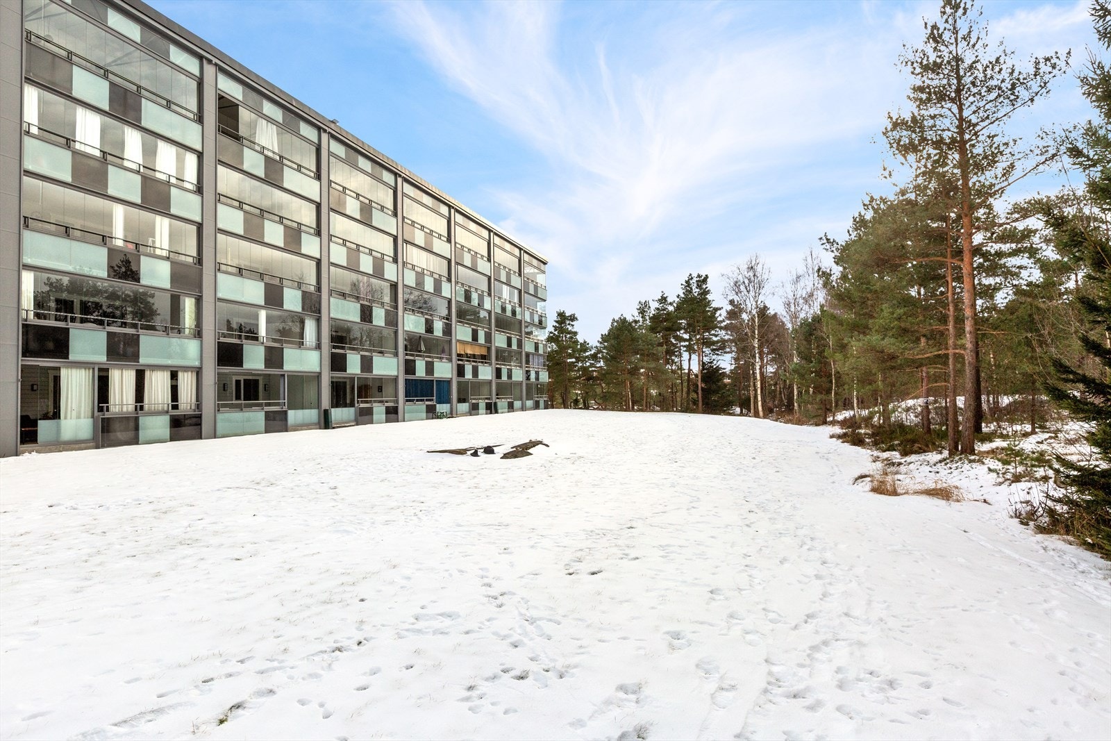 Store opparbeidede fellesarealer Galleribilde